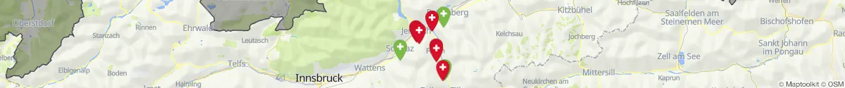 Map view for Pharmacies emergency services nearby Fügenberg (Schwaz, Tirol)